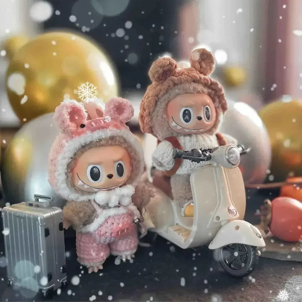 #Doll Mini Electric Motorcycle Children's Toy for labubu toy motor for doll (no doll)