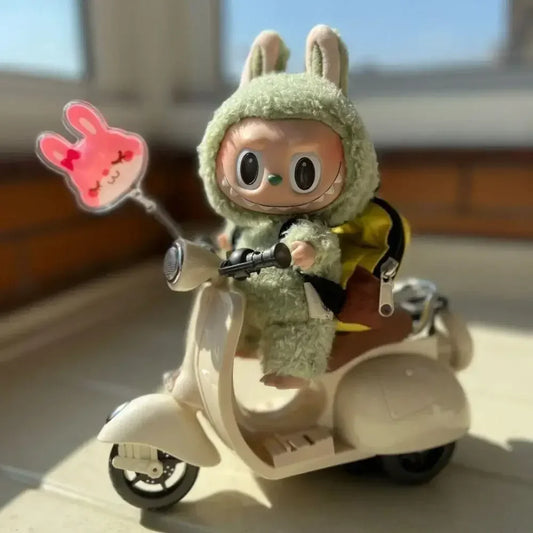 #Doll Mini Electric Motorcycle Children's Toy for labubu toy motor for doll (no doll)