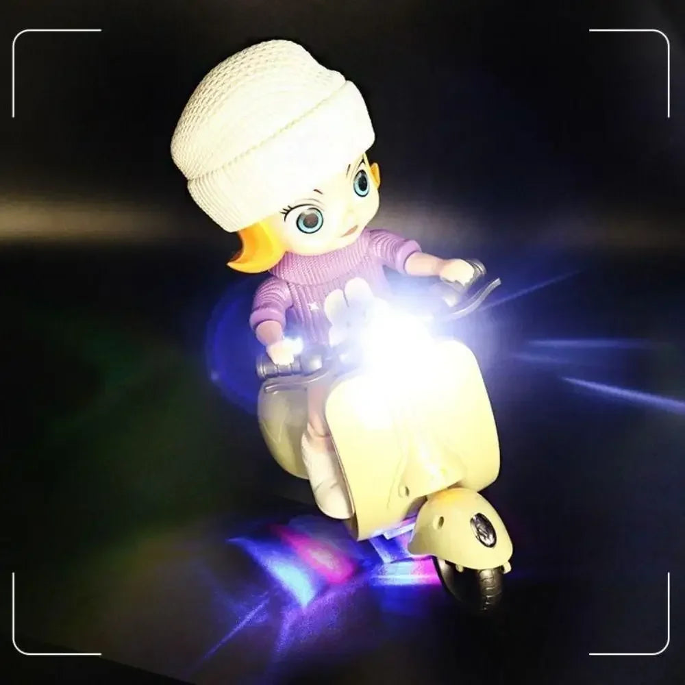 #Doll Mini Electric Motorcycle Children's Toy for labubu toy motor for doll (no doll)